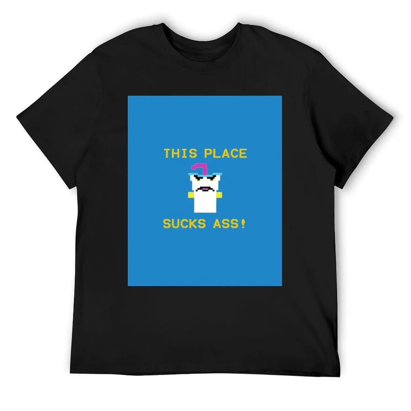 This place sucks ass ! T-Shirt boys whites customs design your own customizeds blue archive mens graphic t-shirts pack