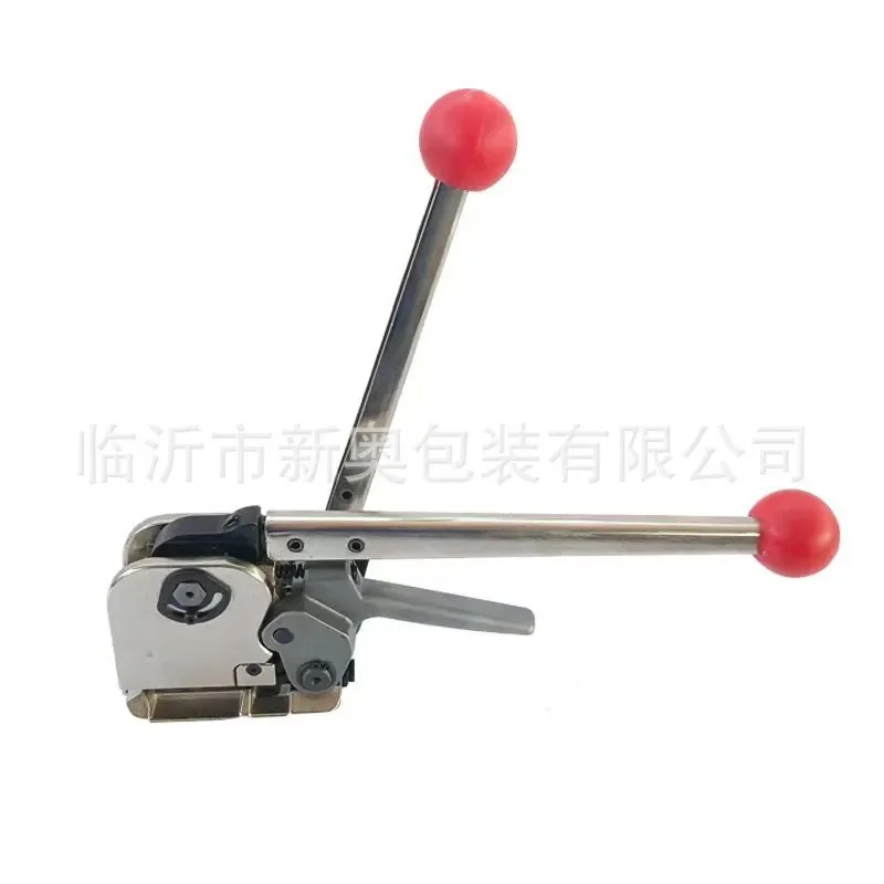 GD35 Steel Belt Baler 16mm 19mm Iron Sheet Strapping Machine Buckle Free Packaging Tool for Warehouse Logistics Industrial