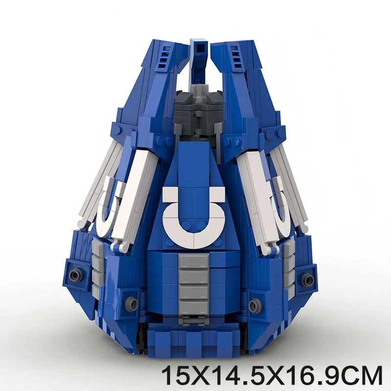 Bricklink MOC Battle Militaire Tank Land Raider Game Robot Redemptor Dreadnought Mecha Warrior Sets Bouwstenen Kid Speelgoed Gift