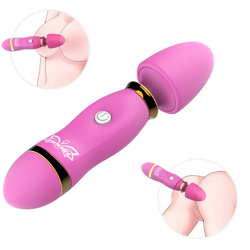 Powerful G-Spot Vibrator Magic Wand Dildo Women Clitoris Stimulator Vagina Nipple Massager Masturbator Anal Plug Adult Sex Toys