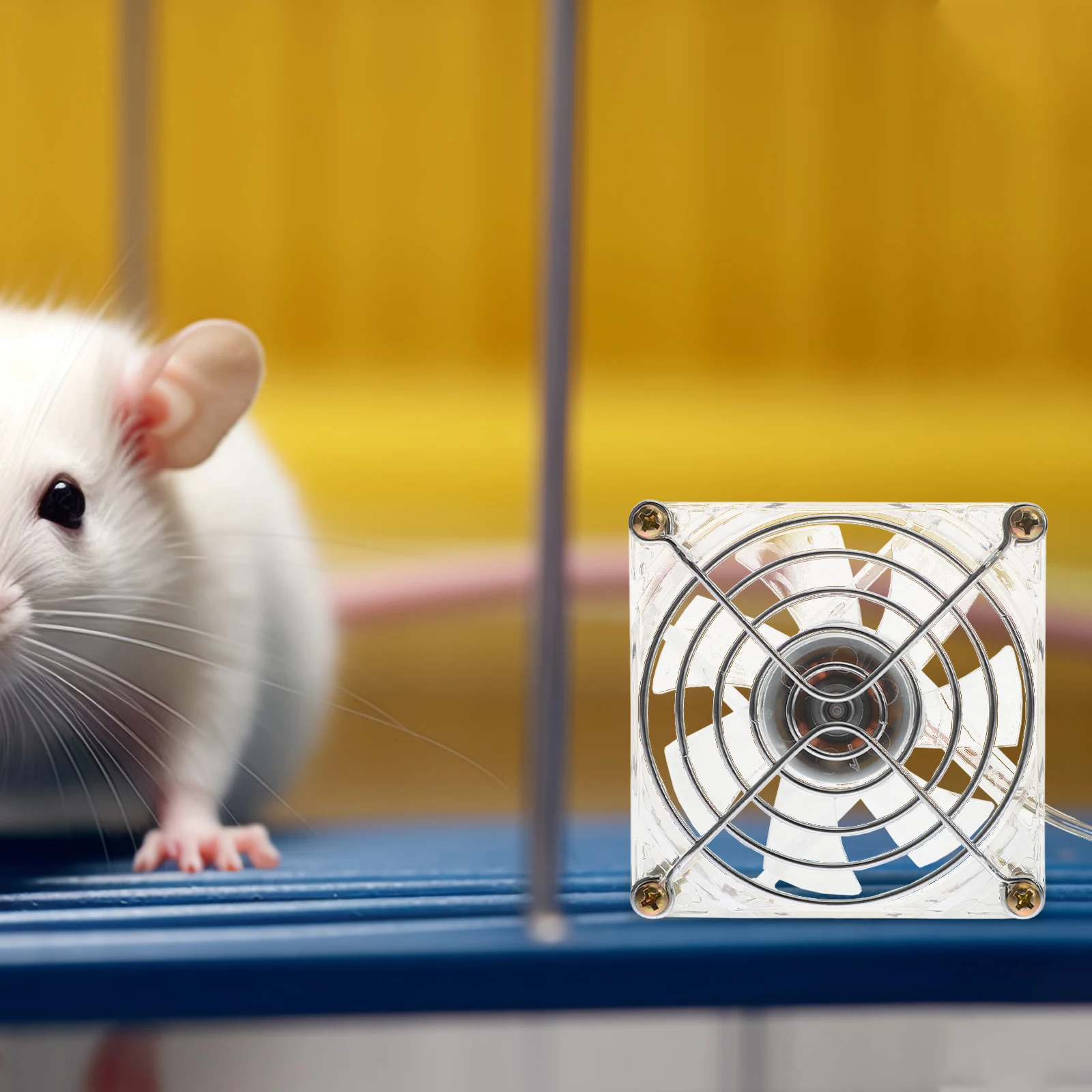 

Pet Cooling Fan Hamster Cage Dog Crate Quiet Portable Desk Summer USB Fans for Cats Dogs Small Pets Houses Cooling System