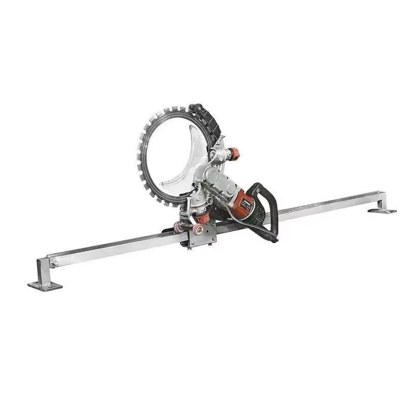 

【Хит продаж】Полностью автоматическая промышленная рельсовая стенорезная машина, высококачественная циркулярная пила для резки бетона, электрическая