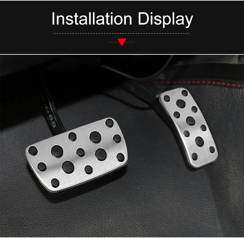 Für Subaru XV Forester Outback Impreza Legacy 2006 ~ 2018 Auto Fuß Pedale Gaspedal Bremse Kupplung Pedale Nicht-Slip matte Zubehör – Detail 8