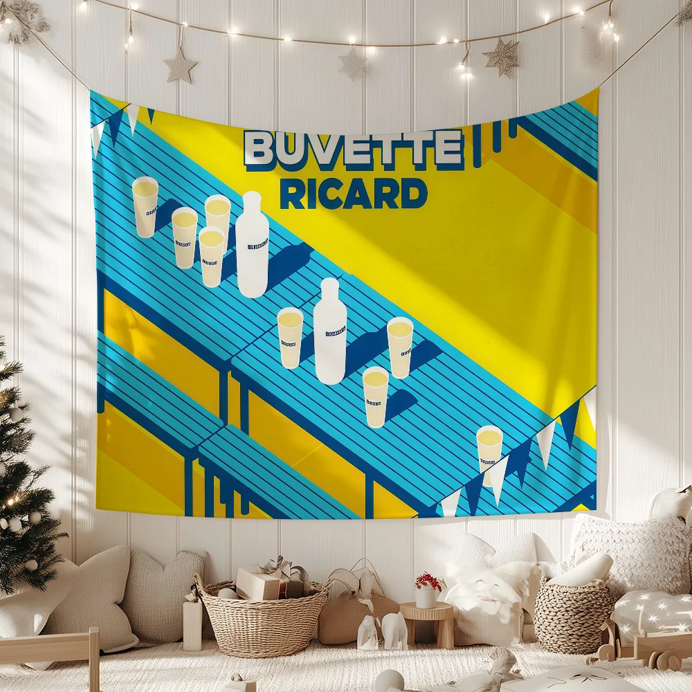 Fashion R-Ricard  flag Suitable For Party Club Outdoor Interior Wall Decoration Banner Fans Gift view 4