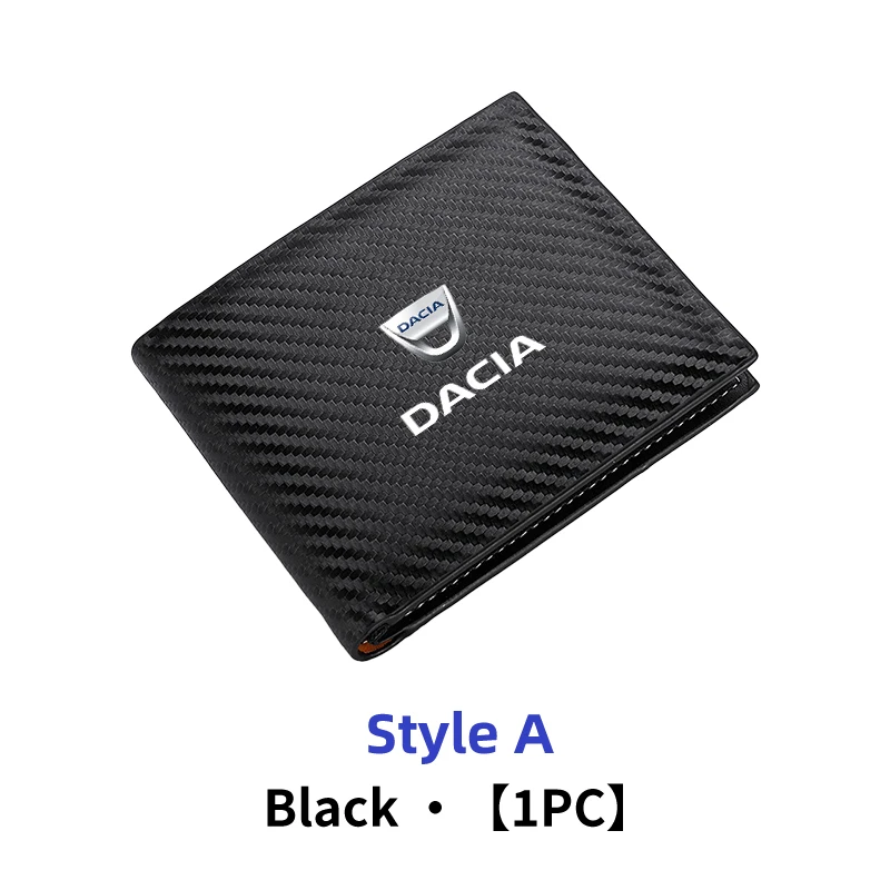 Car Accessories Carbon Fiber Driver License Storage Wallet For Dacia Logan Duster Sandero Stepway 2021 Largus 1300 Lodgy Mcv 2