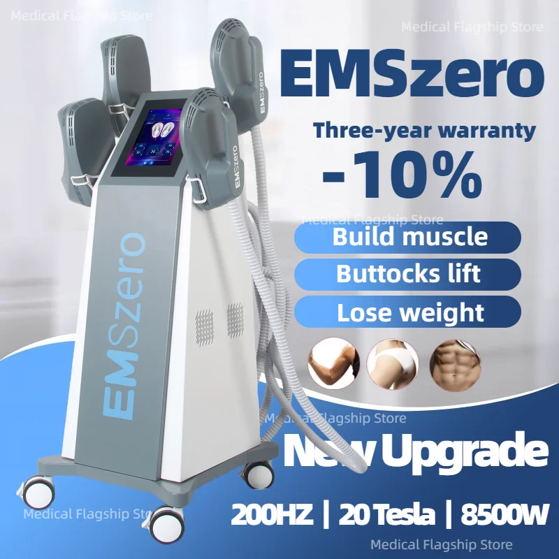 EMSzero Professional EMS Body Sculpt Machine for Beauty Salon Spa Fat Reduction Muscle Building Waist Hip Lift Equipment