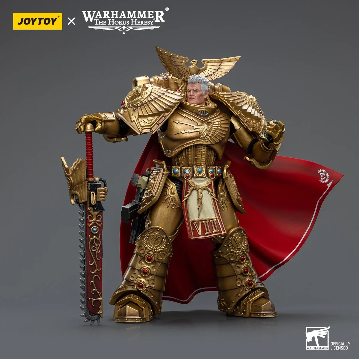 [Pré-venda] JOYTOY Warhammer The Horus Heresy Punhos Imperiais Rogal Dorn Figura de ação Anime Estatueta conjunta Modelo móvel Coletor