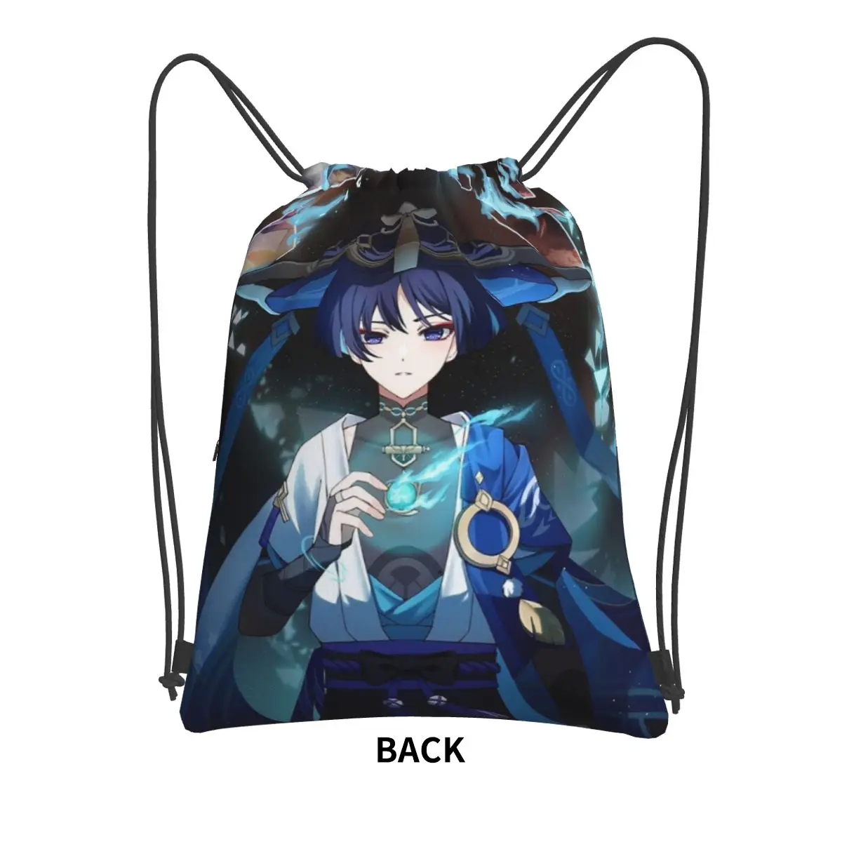 Scaramouche And Wanderer Game Backpacks Multi-function Drawstring Bundle Pocket Sports Bag Book Bags for Travel Students