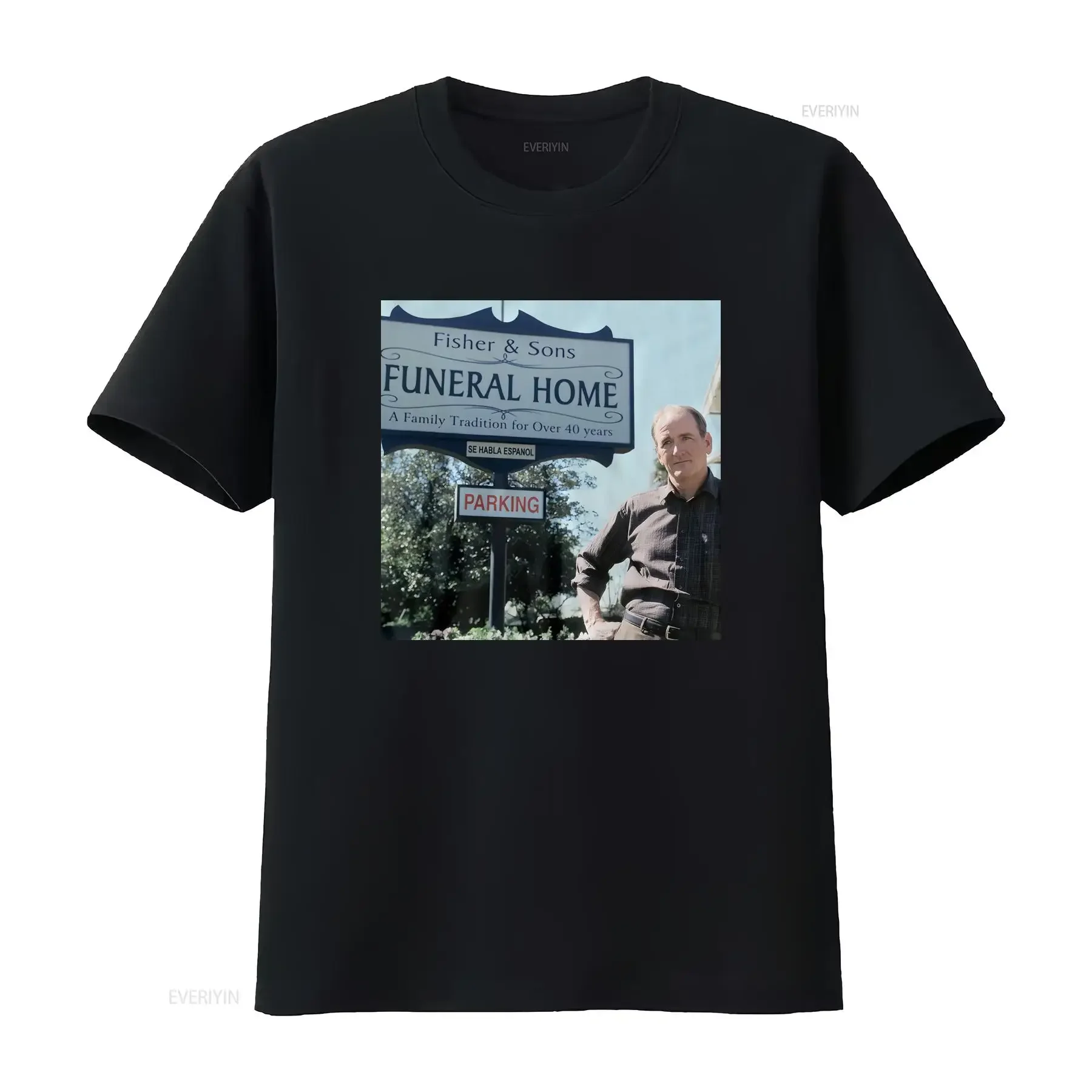 Six Feet Under T Shirt vintage Washed Slightly Stretched Top For Everyday Wear graphic homme streetwear Breathable