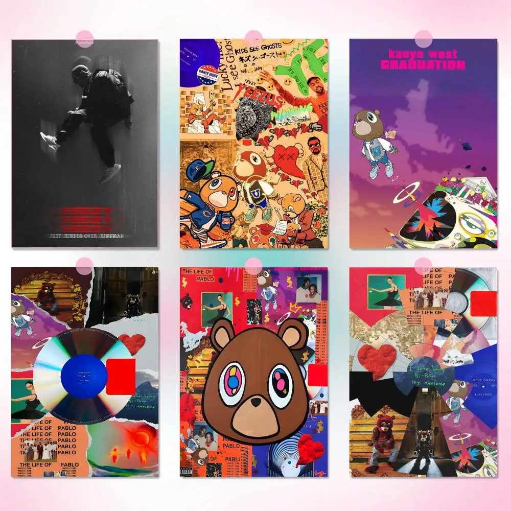 Singer K-Kanye West Yee Daily Living Inspiration Casual Home Styling Simple Decor Solution Indoor Makeover Project Simple Poster