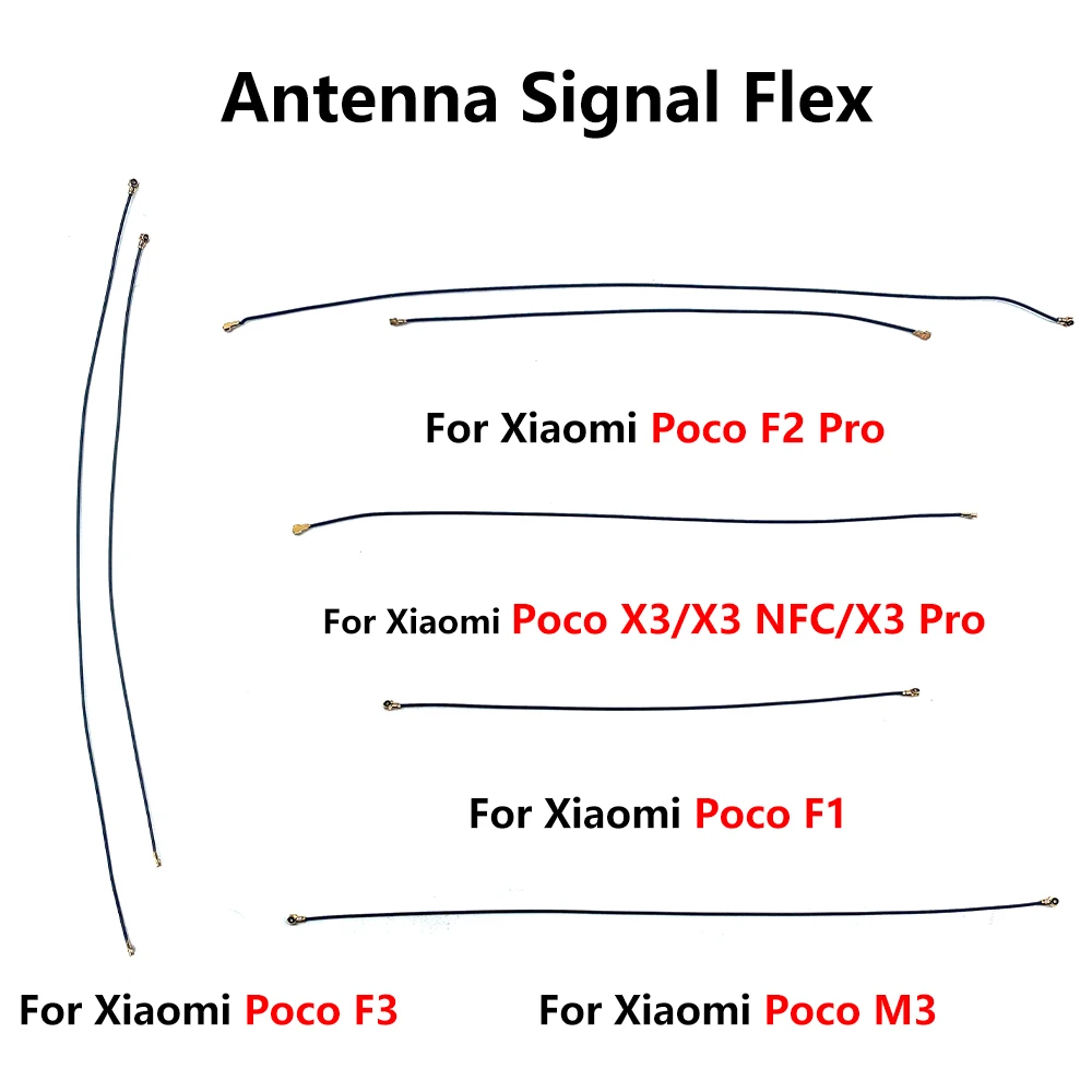 10PCS Lots NEW Antenna Signal Wifi Aerial Flex Cable Ribbon Wire Connector For Xiaomi Poco F3 F1 F2 Pro M3 X3 NFC Replacement