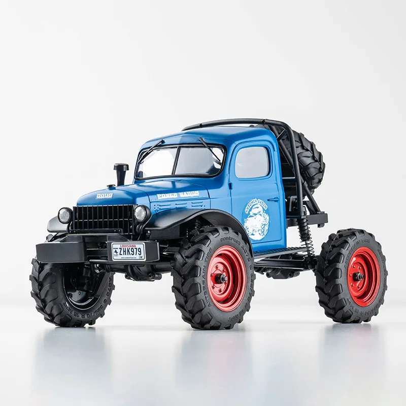 Fms Fcx24 Power Wagon Rtr 12401 1/24 Symulacja wspinaczki 4wd Rc Zdalnie sterowane modele pojazdów Samochód Gąsienica Światła LED Prezent dla chłopca