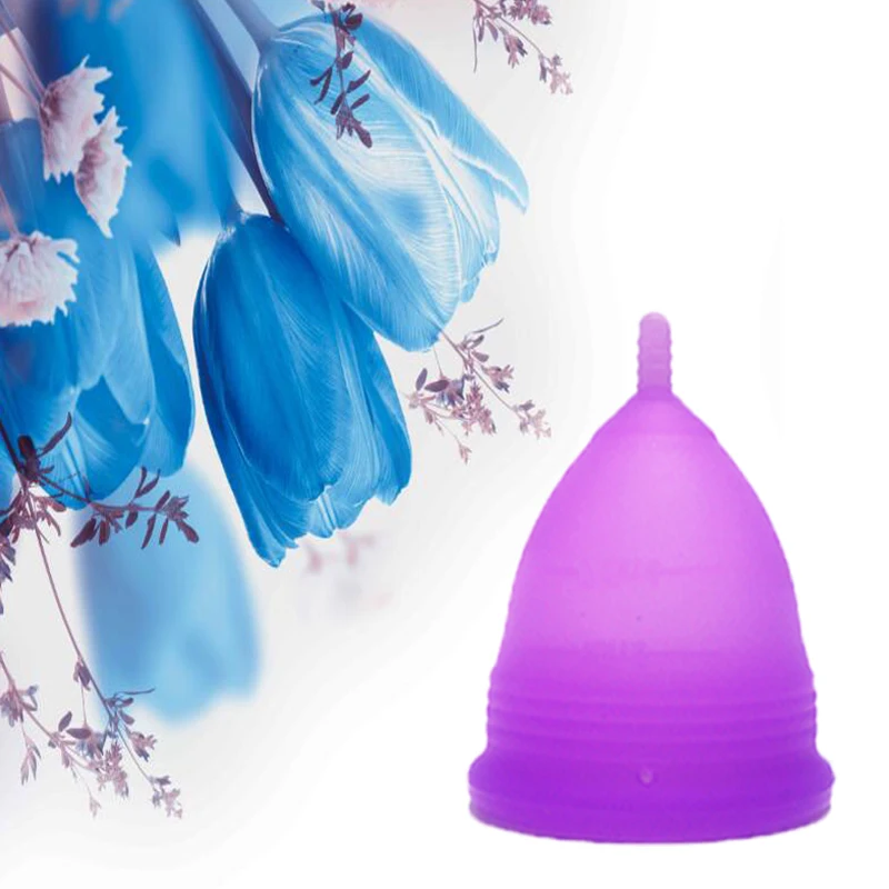 100 pcs/lot Woman Menstrual Cup Medical Grade Silicone Feminine Hygiene Reusable Vagina Copa Menstrual Silicone Menstruation