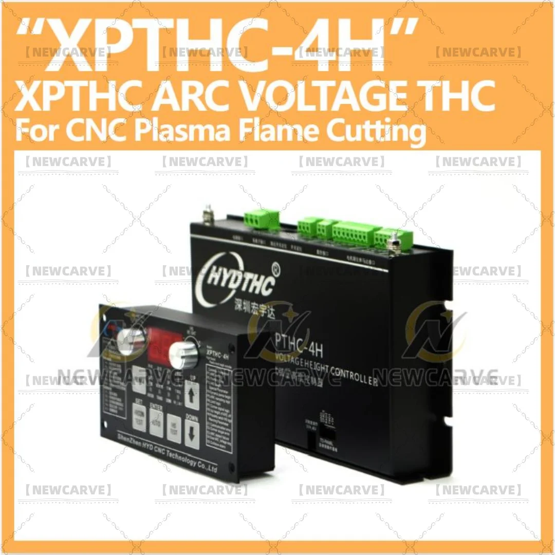 XPTHC-4H THC Arc Voltage Plasma Controller: ARC Torch Height Controller, Stand-Alone THC for CNC Plasma Cutting Machine XPTHC4H