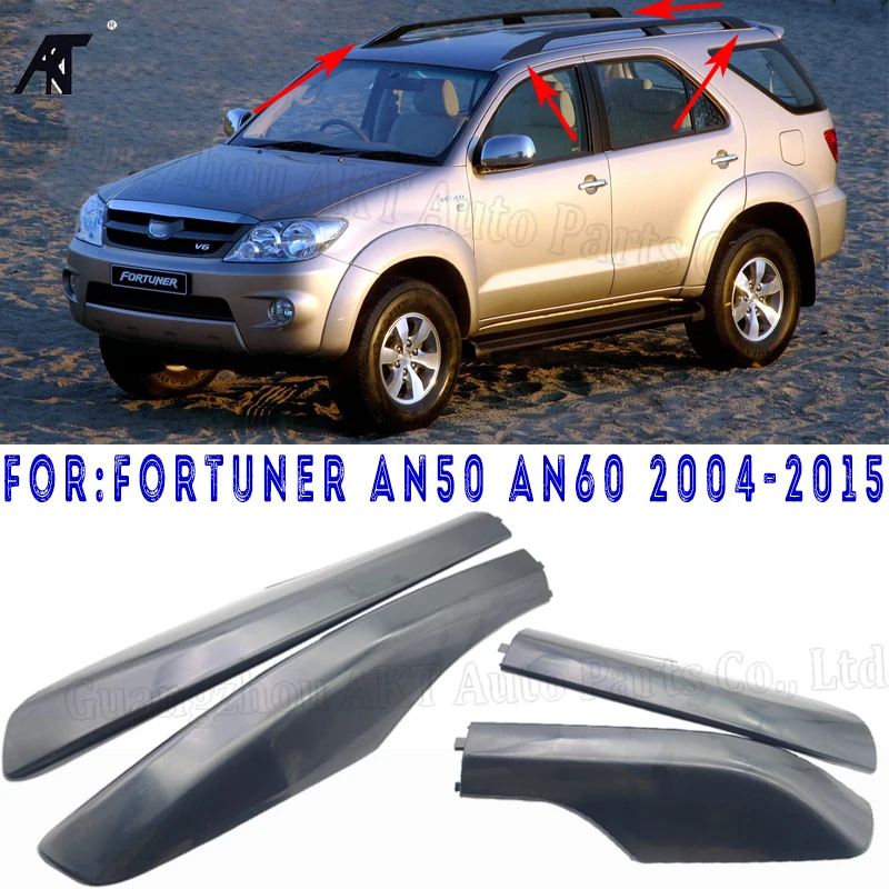 

Roof rack cover roof bar end shell for:Toyota Hilux SW4 2004-2015 4pcs/lot