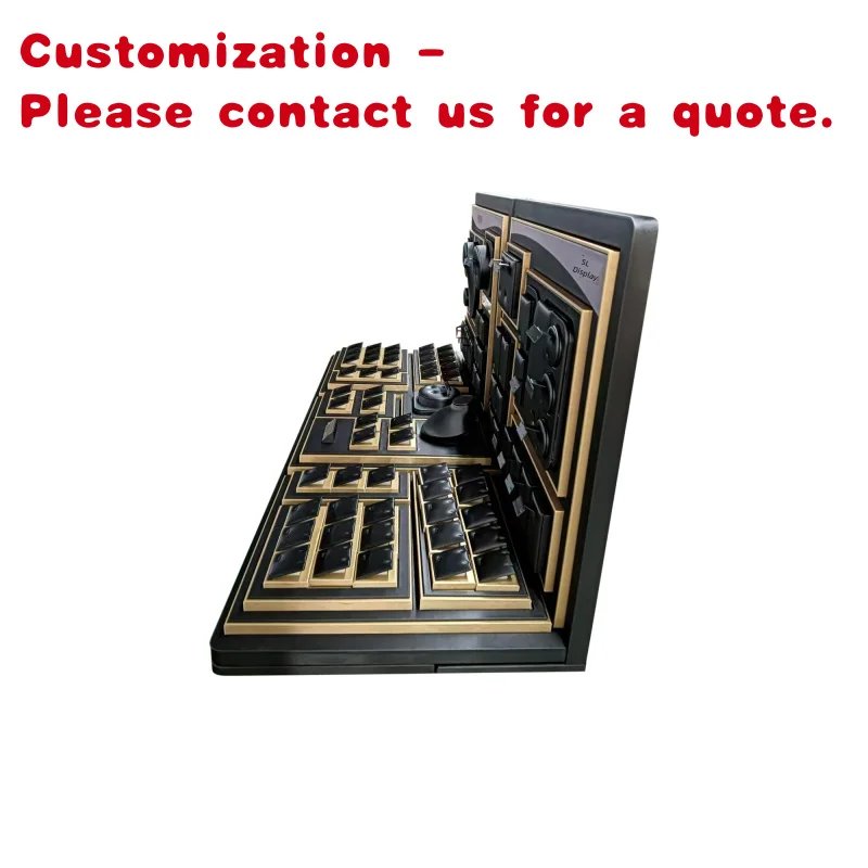 custom.Jewelry backdrop props Custom Material Acriliy Marble Leather Wood Design Jewellery Display Stand Custom