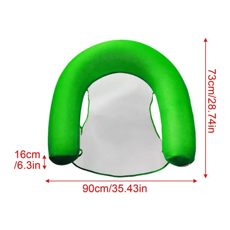 Inflatable Water Chair Inflatable Water Hammock Floating Bed Chair Pool Water Floating Bed Air Mattresses Floats Accessories