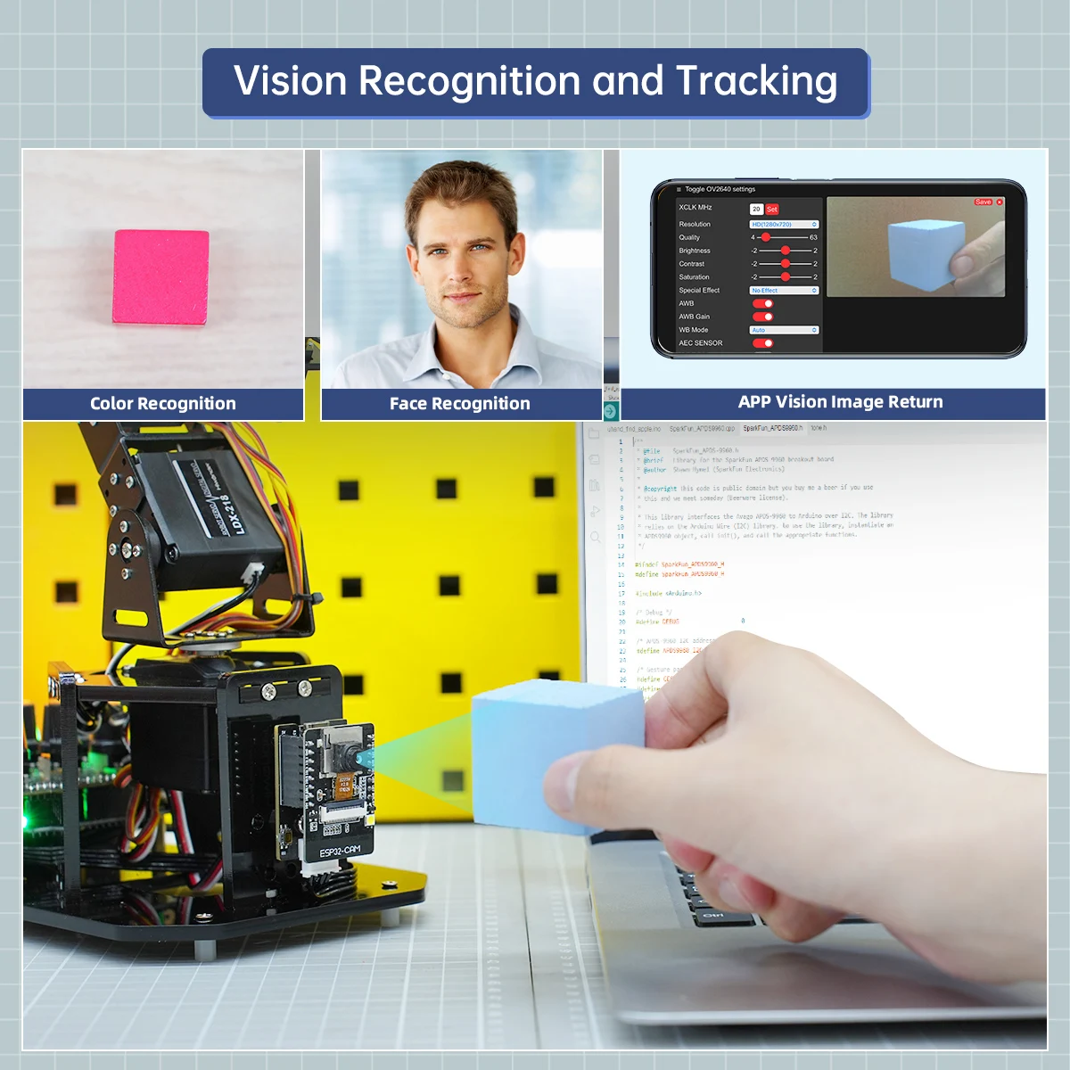 NEW Open Source 5DOF Robot Arm miniArm Support Arduino Programming and Sensor Expansion Education Robitic Arm Kits