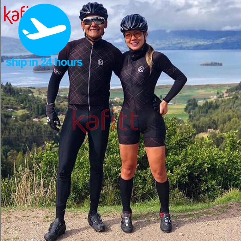 

Kafitt new ladies cycling wear short-sleeved suit jumpsuit mountain bike fitness sports shirt macaquinho Ropa Maillot Ciclismo