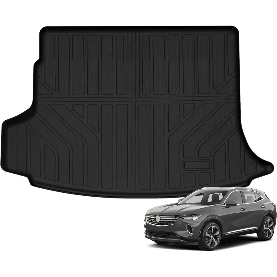 

All Weather Cargo Mat Fit for Envision 20212025 2026 TPE Cargo Liner Accessories All Season Odorless AntiSlip Trunk Mat Black