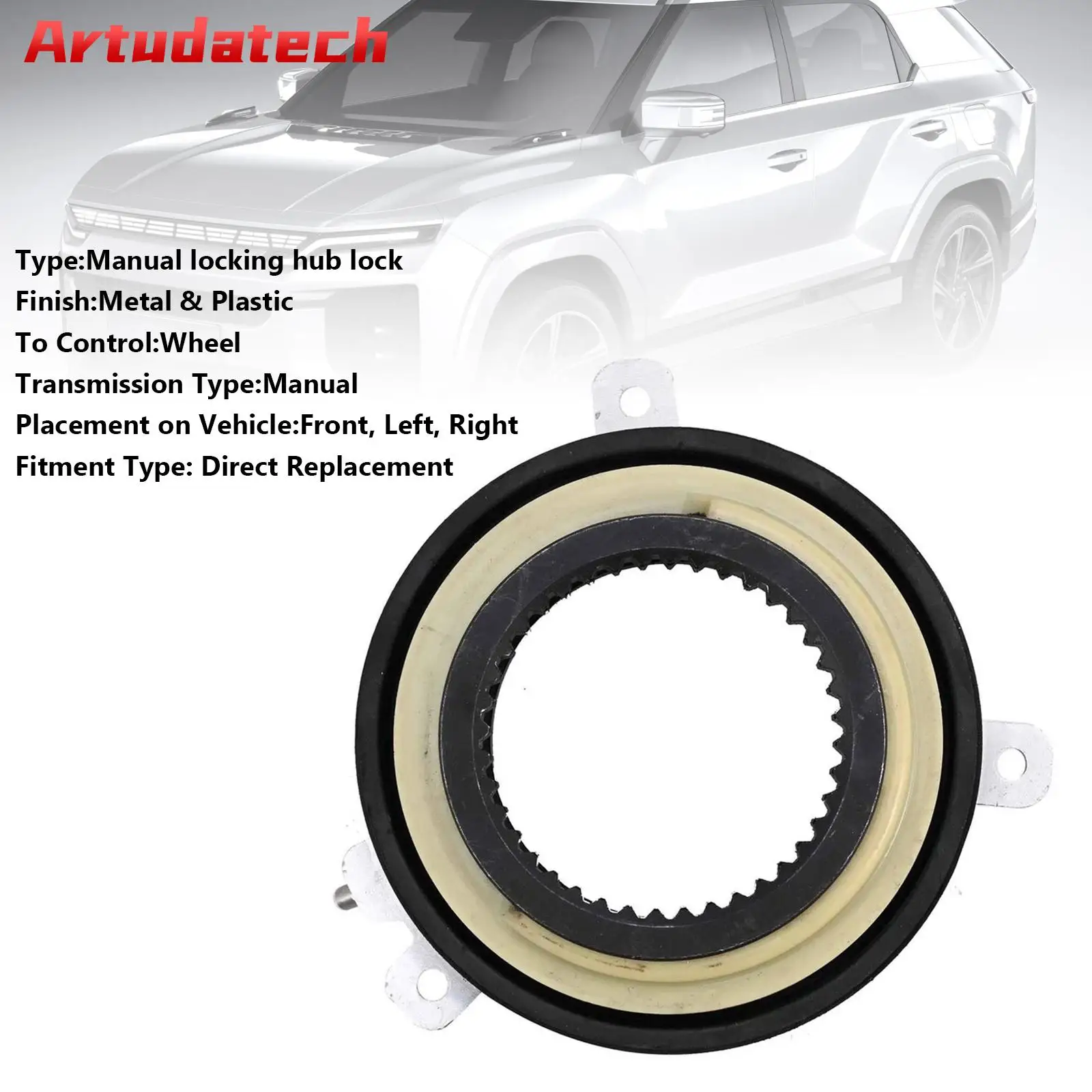 

Artudatech Front Manual Wheel Locking Hub 4151009000 For Ssangyong ACTYON 2005-2020 2021 2022 2023 2024 2025