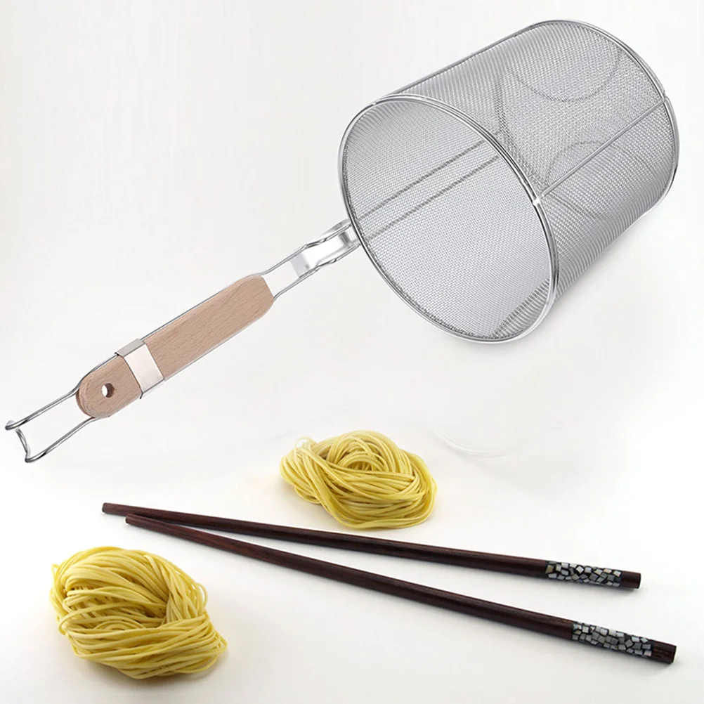 3 قطعة شبكة من الاستانلس استيل مصفاة ملعقة لقلي الطعام إناء/ قدر الطبخ المعكرونة مصفاة المطبخ أداة سلة المعكرونة غرامة شبكة