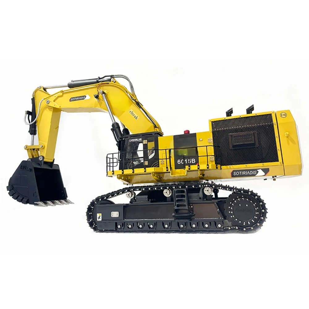 1/12 Rc Hydraulic Excavator Metal Model  6015B Complete Machine Brushless Configuration 18 Channel Rc Cars for Adults Toy