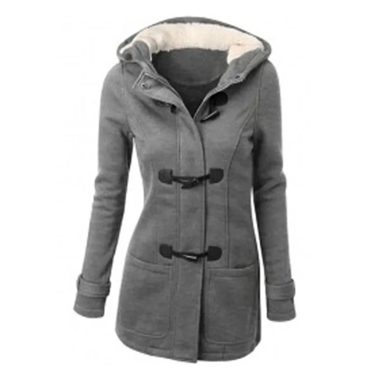 Women Basic Hoodie Jackets Autumn Women\'s Overcoat Zipper Causal Outwear Coat Female Hooded Coat Casaco Feminino Ladies Jacket