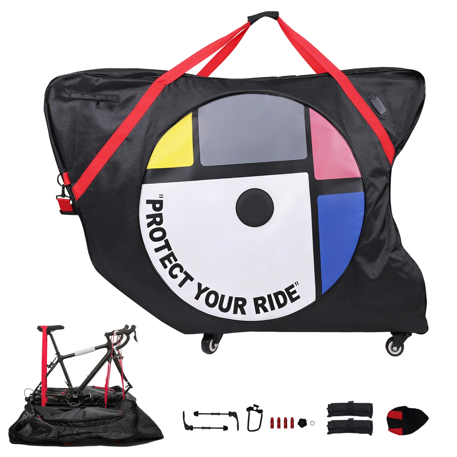 

1680D Oxford Cloth Transport Bicycle Storage Carry Bag Bicycle Transport Storage Bag for Mountain Bike Road Bike E-bike