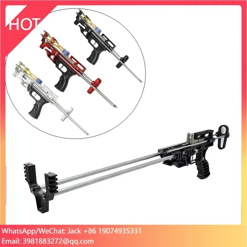 Upgraded Hunting Slingshot Powerful Mini Slingshot Multifunctional Outdoor Steel Ball Shooting Fishing Other Shooting Products