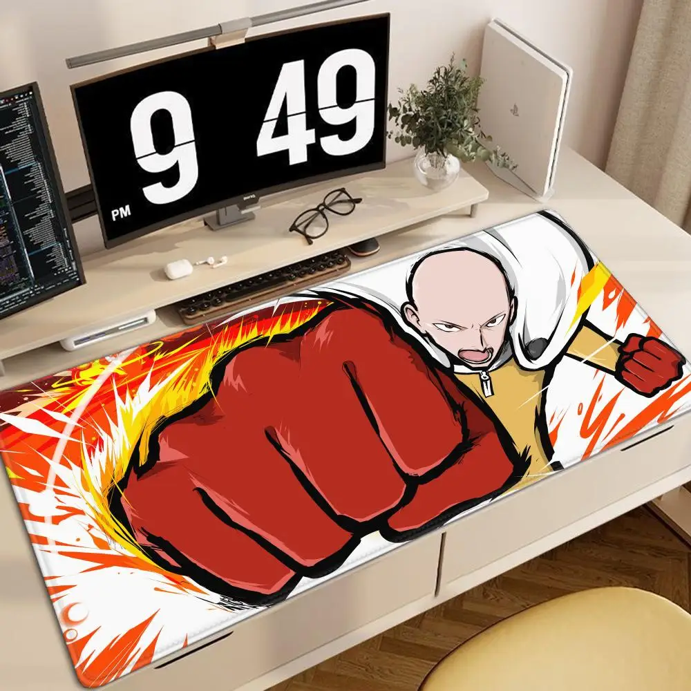 Anime ONE PUNCH-MAN Player Speed Mouse Pad Kawaii Gaming Accessories Xxl Varmilo Keyboard Gamer Computer Desk Mat Large Mousepad
