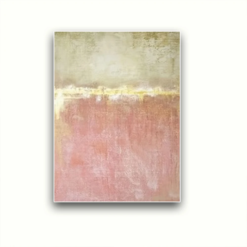 

Interior hanging paints Wall Art 100% Handmade Oil Painting Gold Vertical Texture No frame Picture For Hotel Home Decor Paint