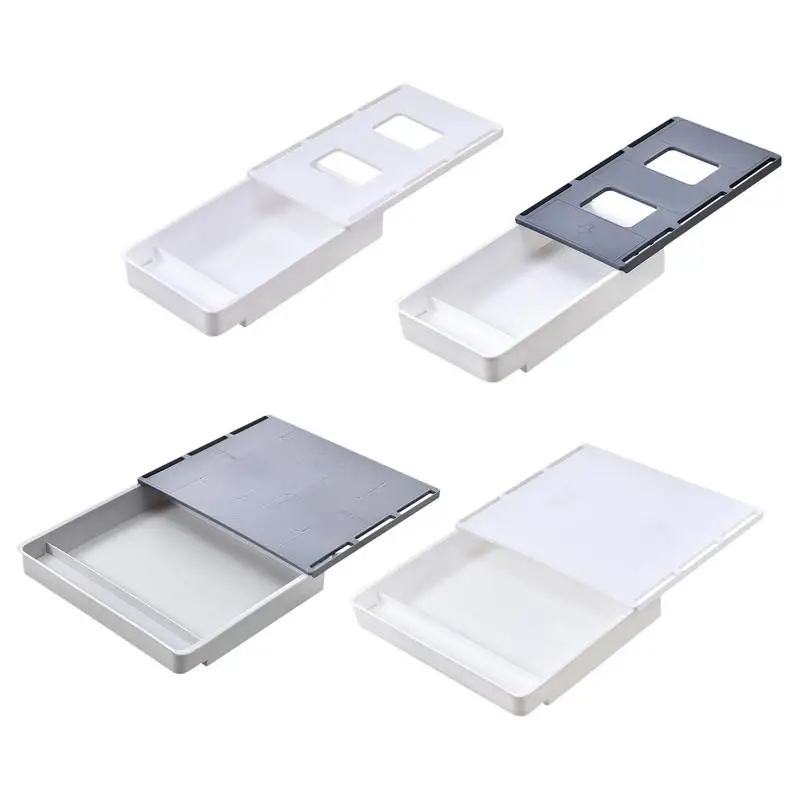 Under Desk Drawer Organizer Invisible Storage Box Under Desk Drawer Organizer Self Adhesive Slide Out Desk Drawer For Stationery