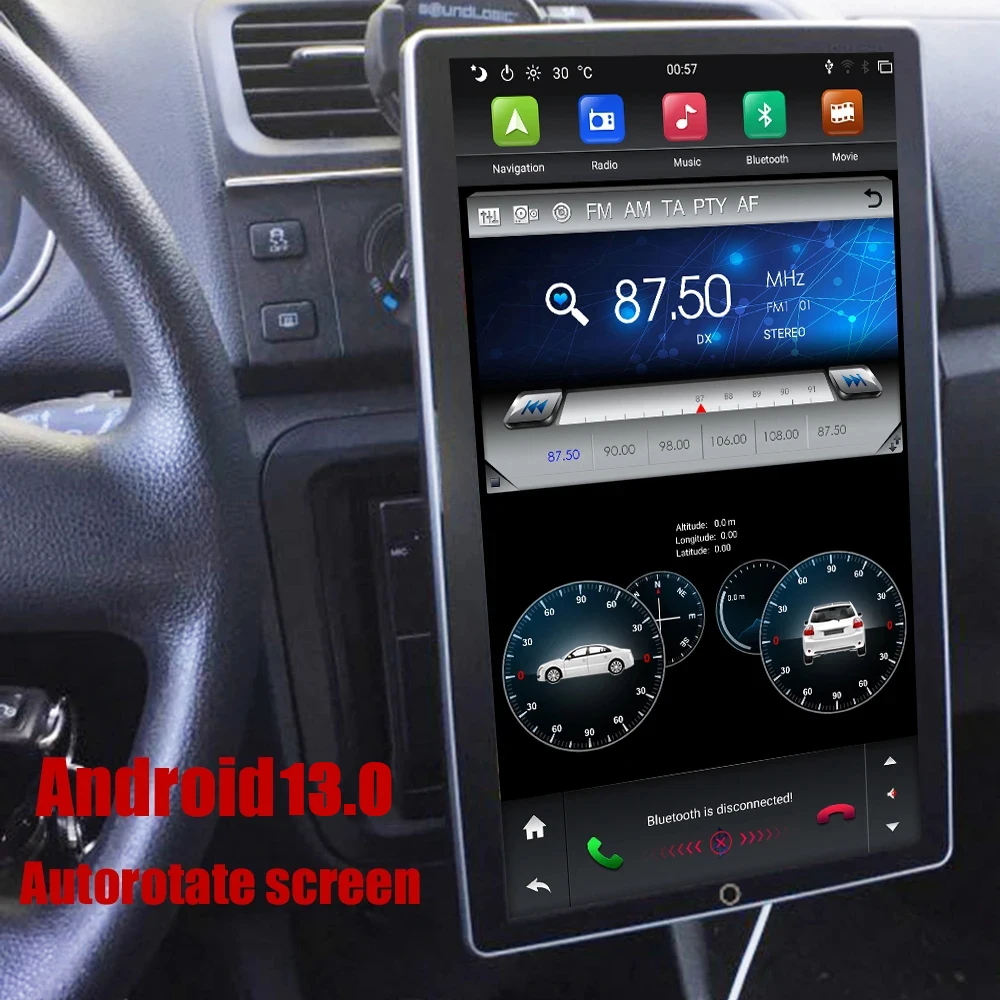 

2 din Car Radio Android 13 Multimedia Player auto radio bluetooth Navigation BT For Volkswagen Toyota Hyundai Kia Renault Suzuki