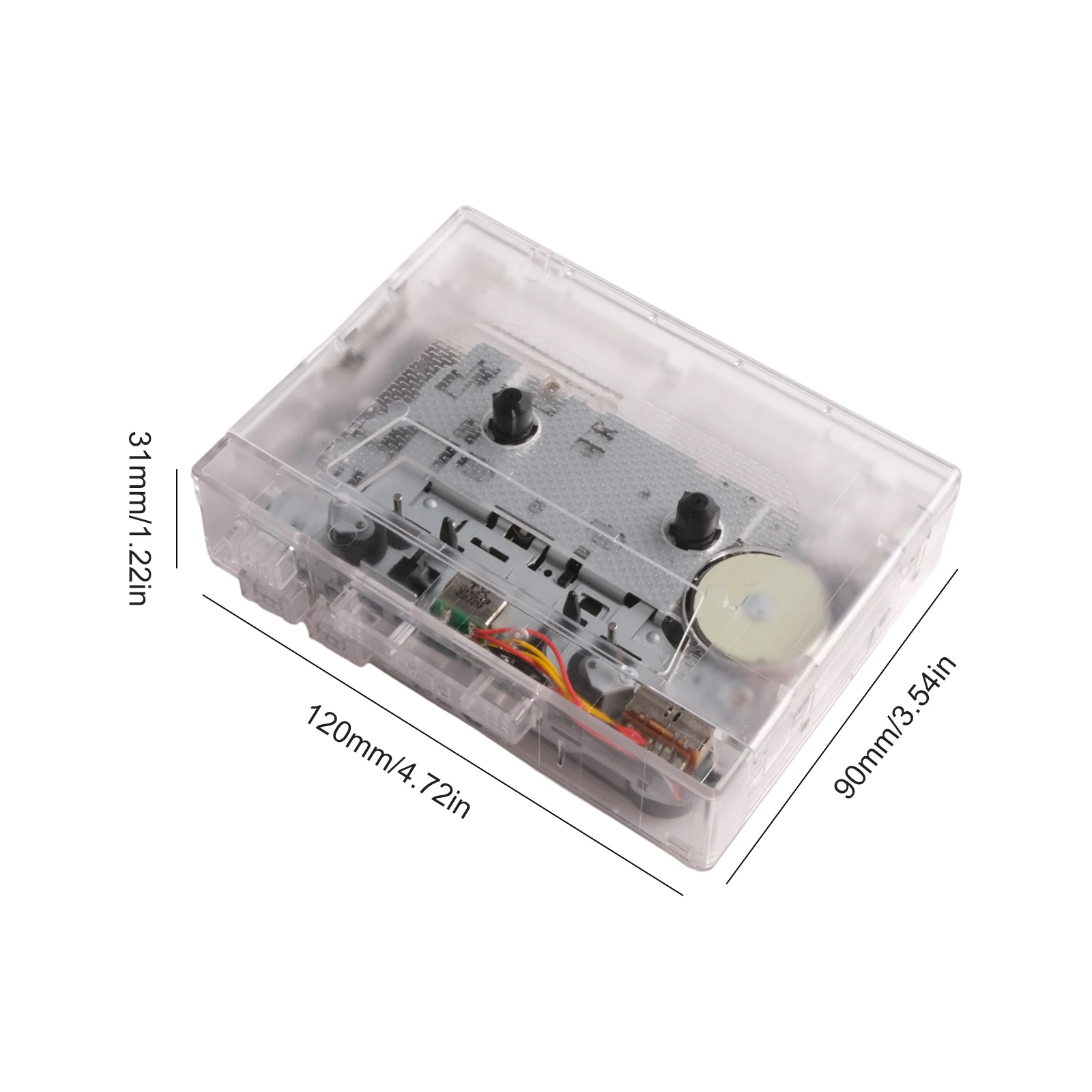 Cassette Player Portable USB Powered for Tape to For MP3 Transfer Radio Reception and Private Listening via Headphones