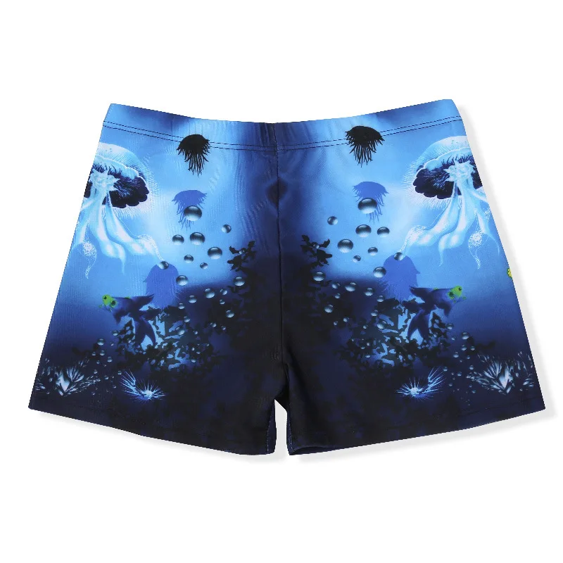 Men Elastic Swimming Trunk Swimwear Beach Swim Sport Short Briefs Surfing Summer Swimsuit Boxer Shorts Bathing Suit