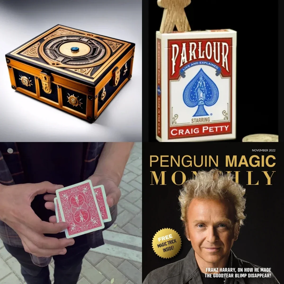 Pandora by Sujat Mukherjee，Parlour By Craig Petty1-2，Passage BY Anthony Vasques，Penguin Magic Monthly November - Magic Tricks