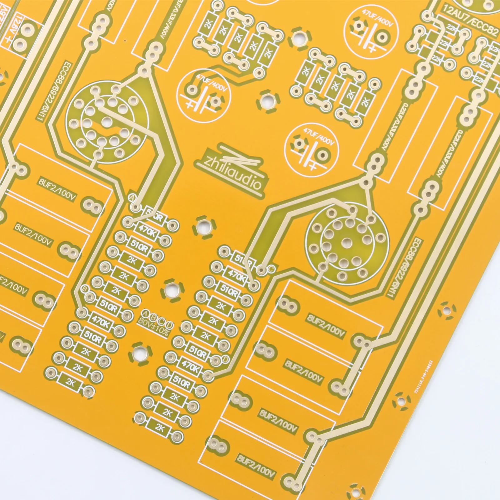 HiFi 풀 밸런스 프리앰프 보드, 12AU7 + 6922 + 6X4 튜브, PCB 기반, US ARC 프리앰프 회로