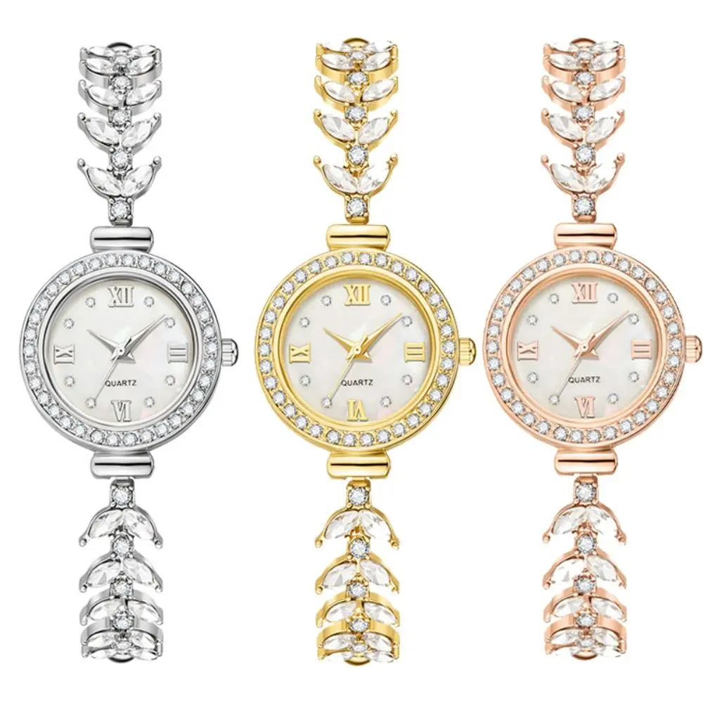 

Модные кварцевые часы со стразами, ремешок для часов с бриллиантами, регулируемый браслет, круглые часы, украшение для запястья, подарок