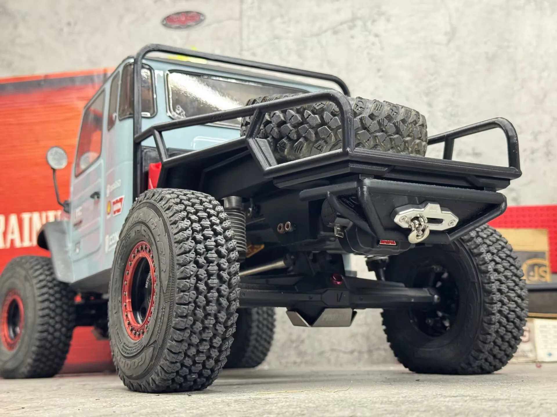 Rear Bucket  Flatbed For  Vanquish Products VS4-10 Phoenix Portal Rock Crawler TUBE Fordyce  Falken Edition Land cruiser FJ40