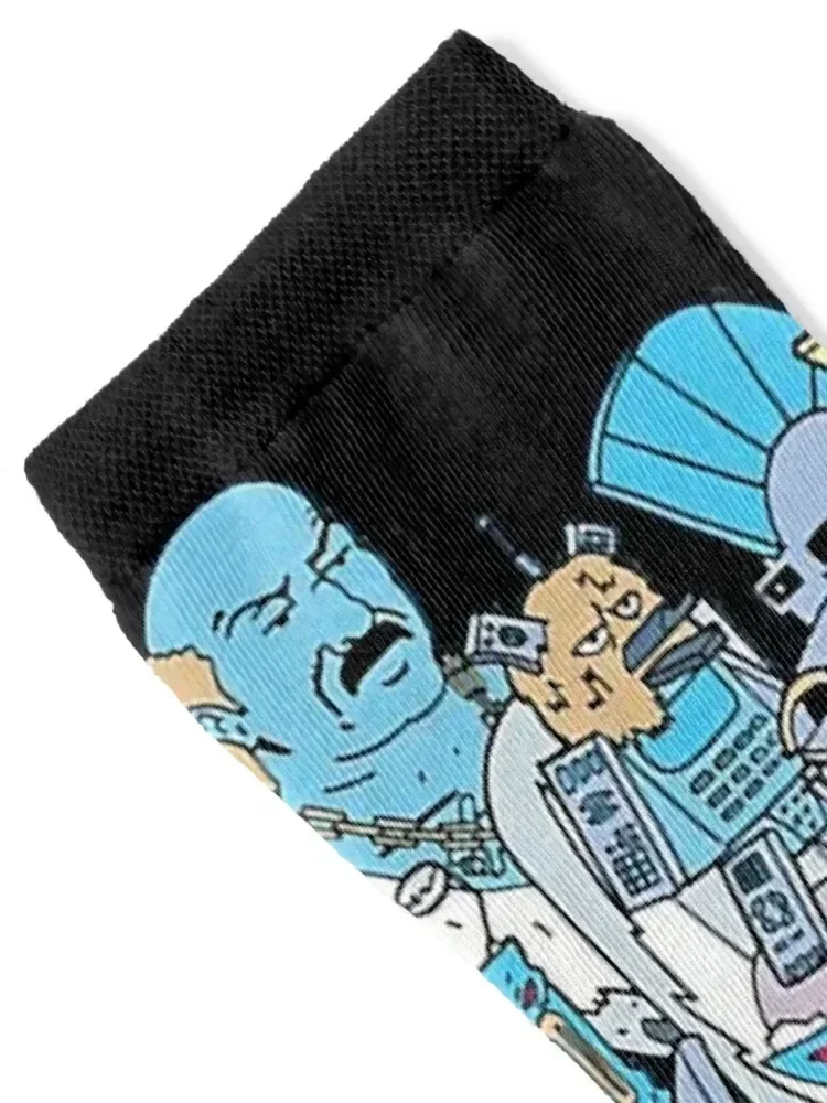 Aqua Teen Hunger Force Socks sport Rugby football Socks Ladies Men's