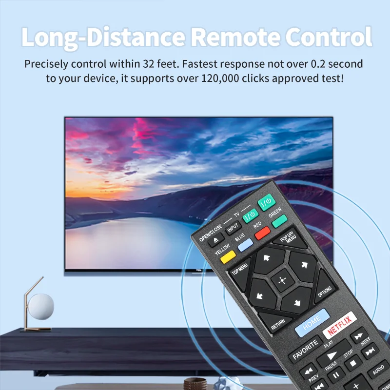 RMT-VB201U Remote Control For Sony Blu-ray Disc Player UBP-X700 BD-BX370 BDP-S1700 BDP-S3700 BDP-S6700 BDP-3700 BDP-S1700ES BDP3