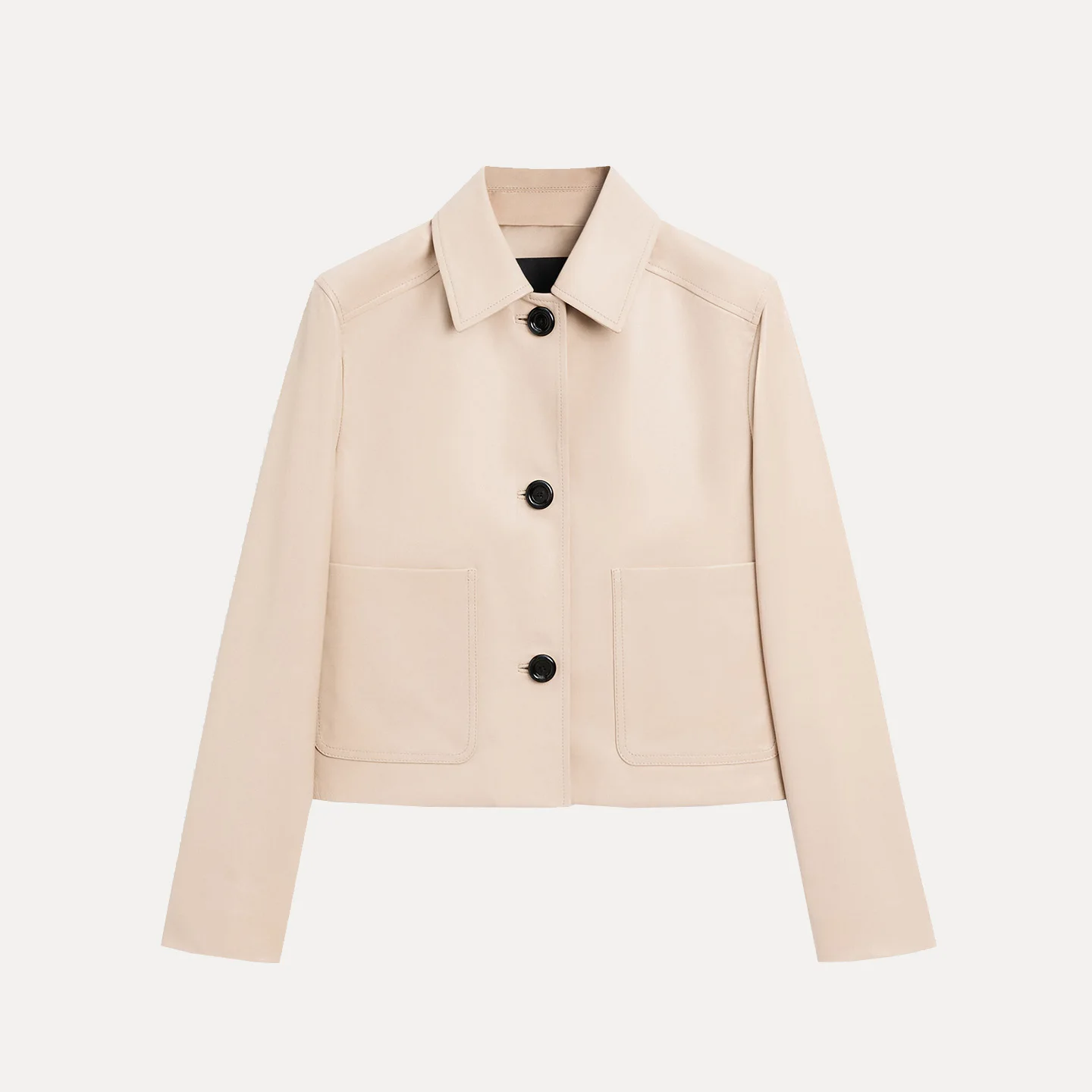 Damski płaszcz ze skóry ekologicznej Jaet 2025 Jesień Nowa Kolekcja Wysokiej Jakości Odzież Wierzchnia Modny Damski Płaszcz ze Stójką