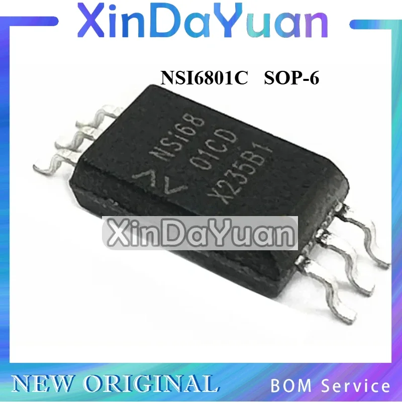 10 pcs NSI6801C-DSWFR SOP-6  NSi6801CD SOW-6 Isolated Driver IC Chip
