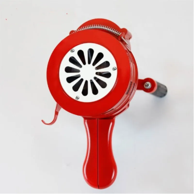 Portable Manual Metal Alarm Hand Crank Siren Horn 110DB Air Raid Emergency Fire Air Defense Safety Warning Siren