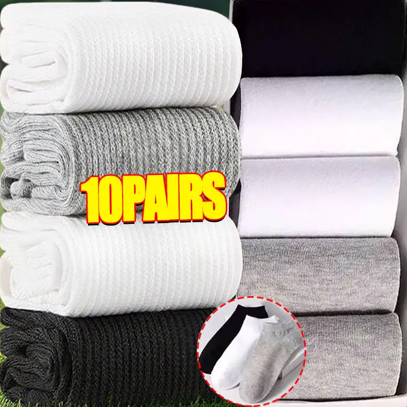 

5/10pairs Disposable Travel Socks for Men Women Washable Sock One Time Small Portable Breathable Cotton Sock for Business Trip