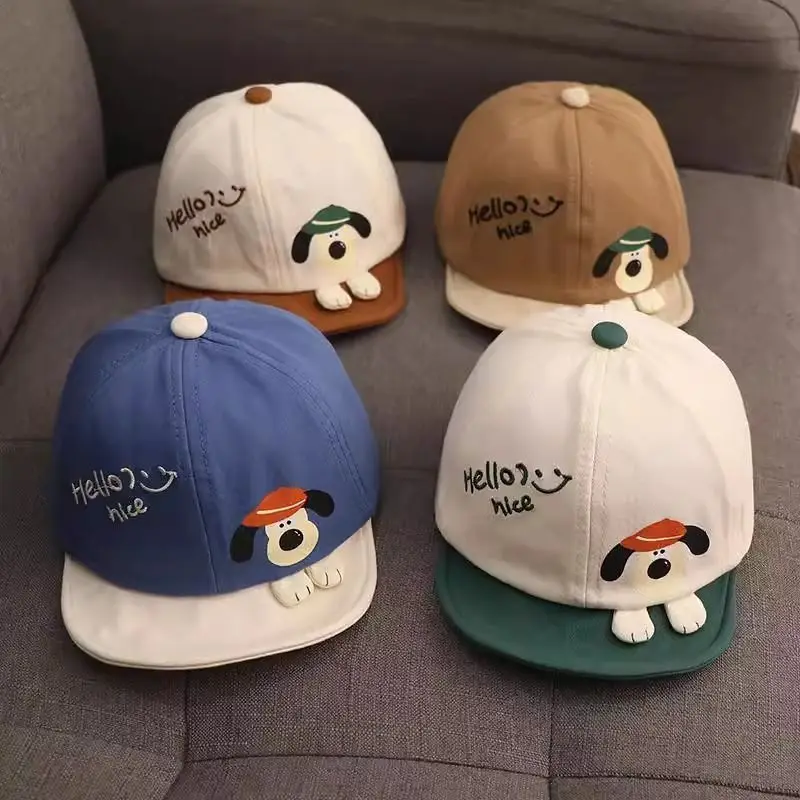 Spring/Autumn Baby Baseball Cap - Cute Korean Style Sunshade Hat for Infants, Outdoor UV Protection & Stylish Design for Kids