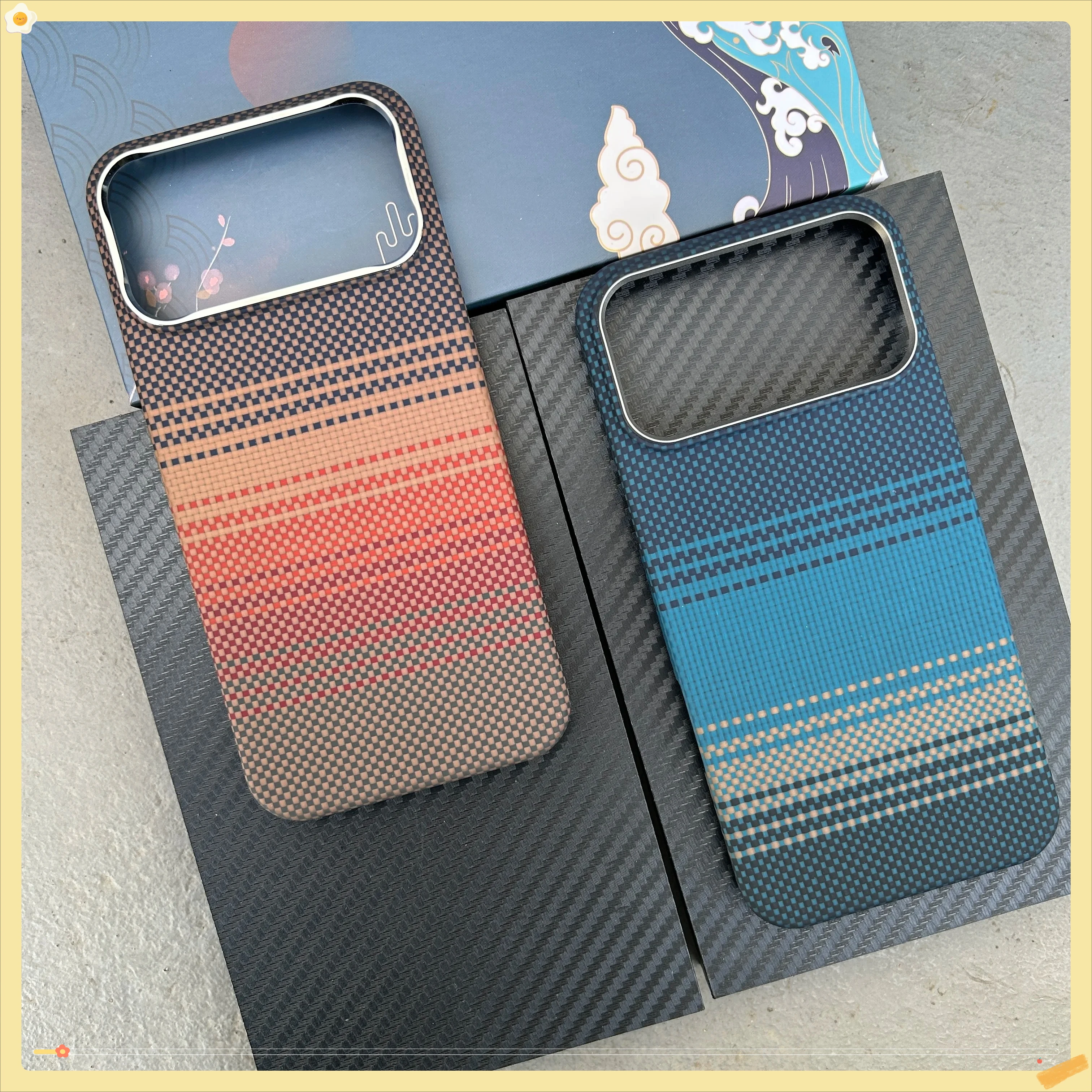 

For Magnetic Magsafe for IPhone 17 Pro Max Carbon Fiber Case Lens Protection Aramid Fiber Cover for IPhone 17 Air Carbon Fiber