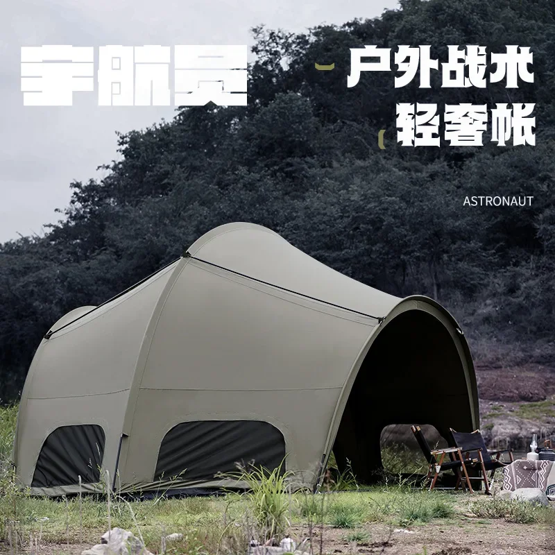 

Astronaut military style camping tent outdoor team building barbecue tent hemispherical exploration shelter tent