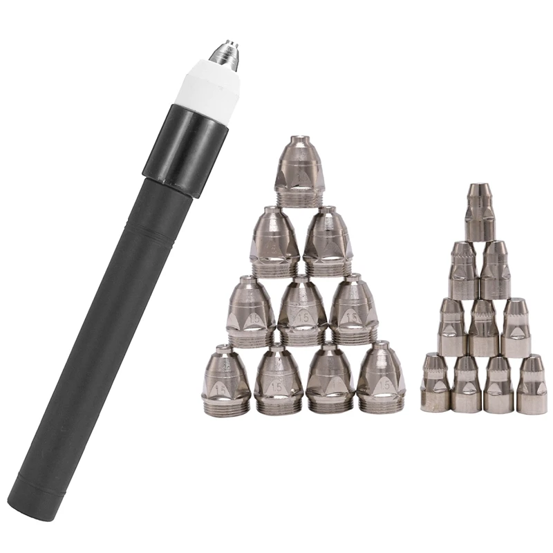 

20Pcs CNC 80A P80 Plasma Torch Tip Electrode Nozzle With P80 Plasma Machine Cutting Cutter Torch